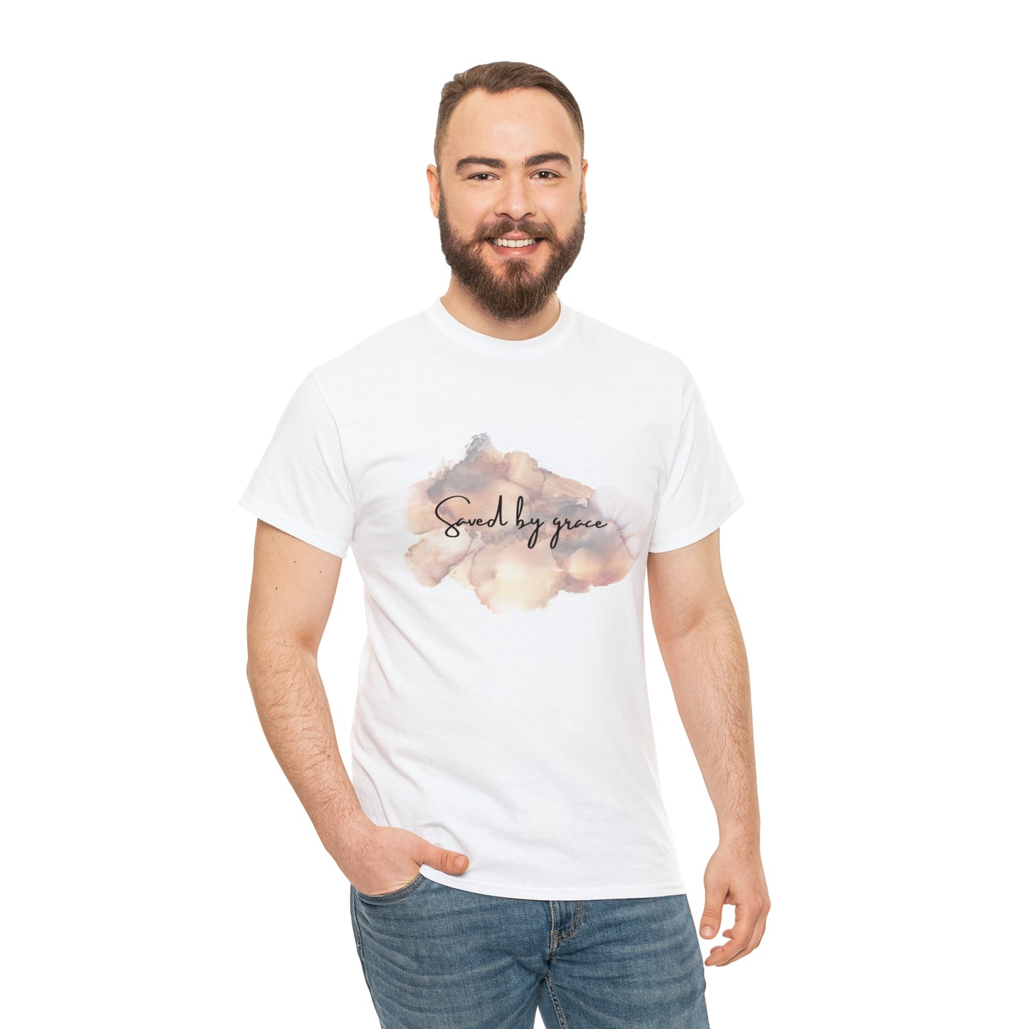 « Saved by grace » Unisex Heavy Cotton Tee