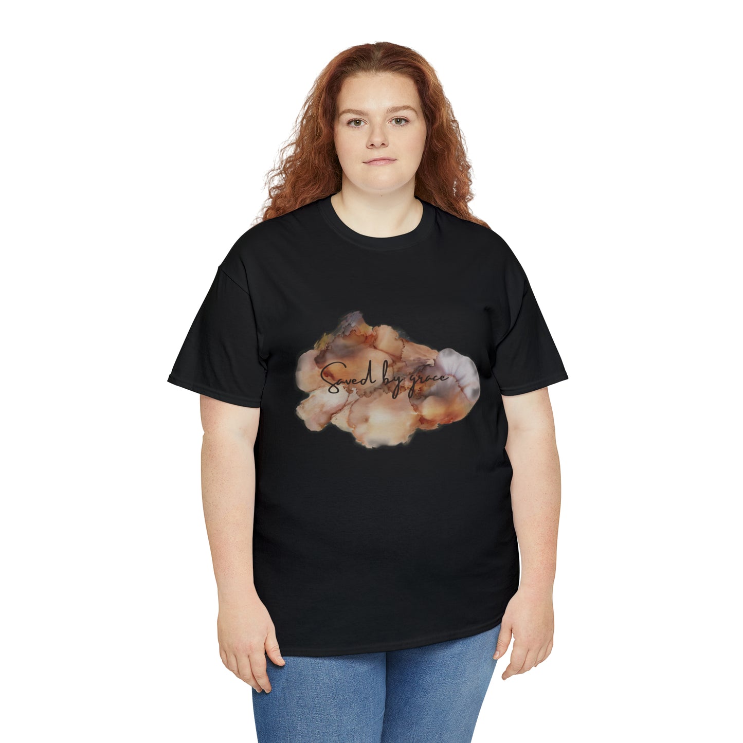 « Saved by grace » Unisex Heavy Cotton Tee