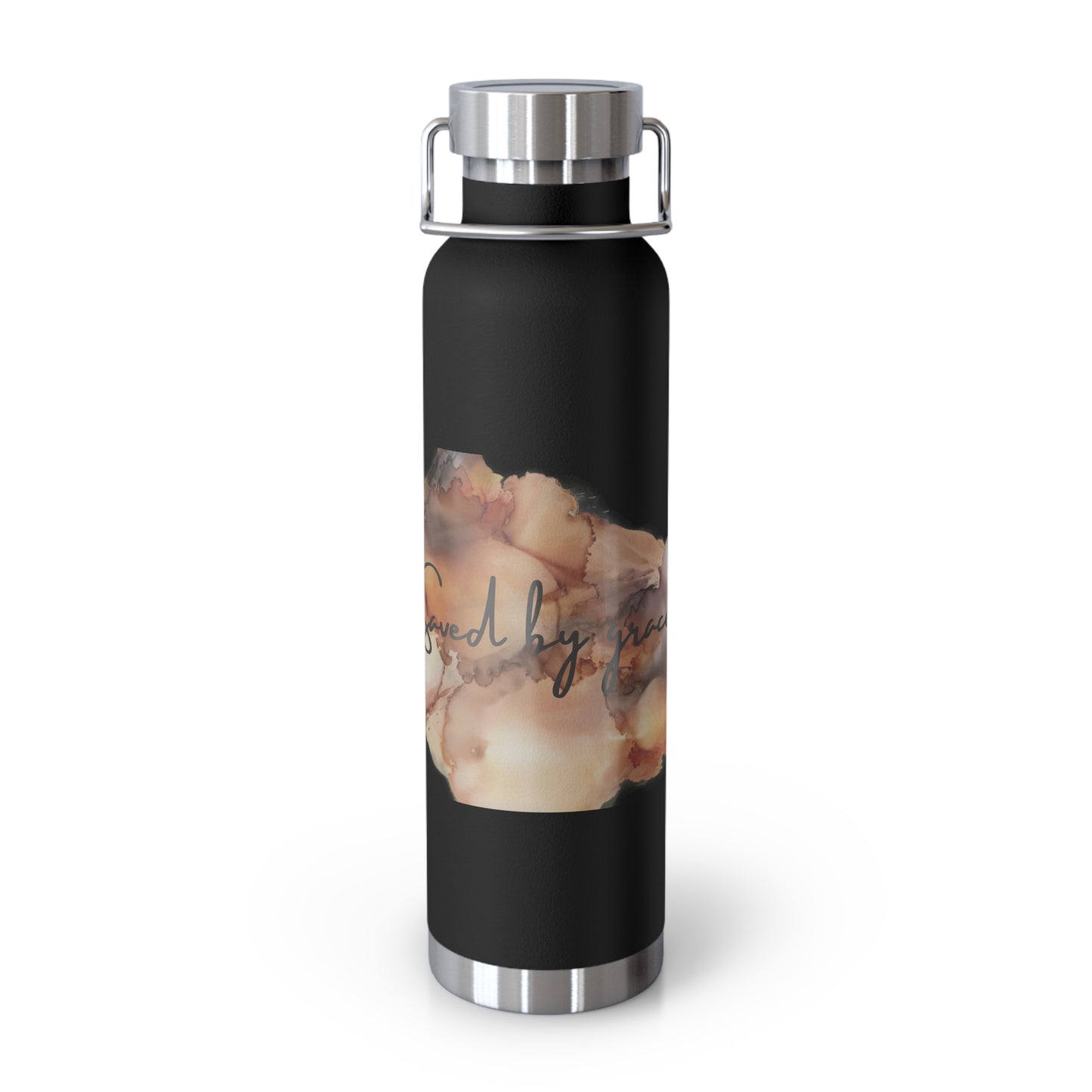 « Saved by grace » Copper Vacuum Insulated Bottle, 22oz