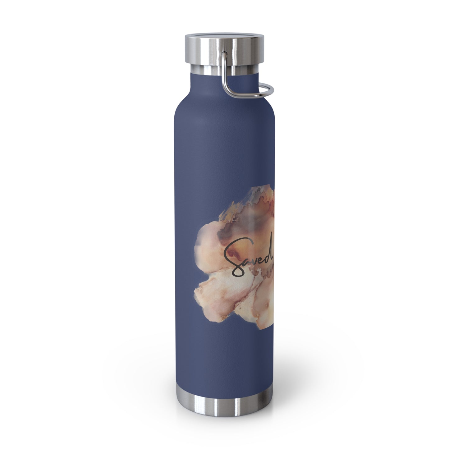 « Saved by grace » Copper Vacuum Insulated Bottle, 22oz