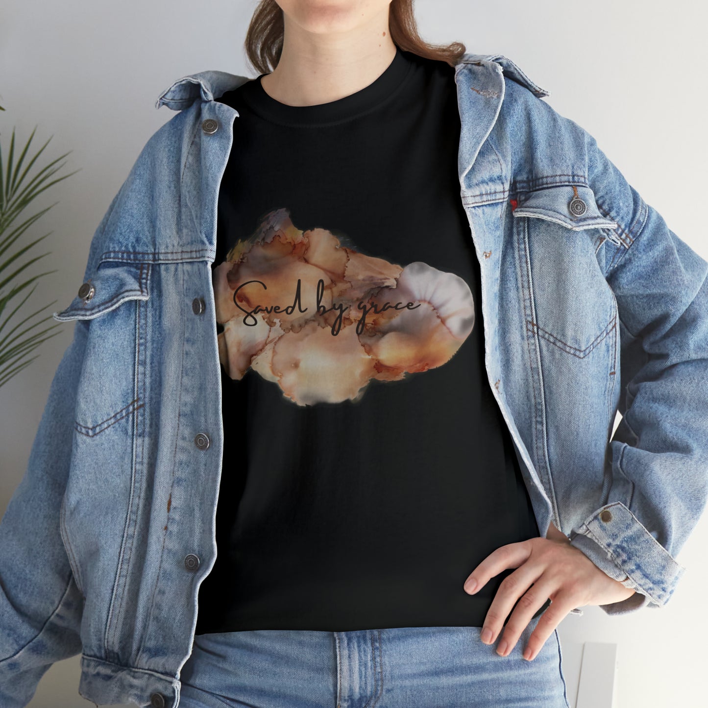 « Saved by grace » Unisex Heavy Cotton Tee