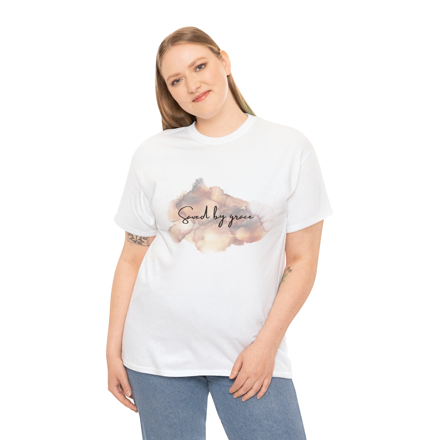 « Saved by grace » Unisex Heavy Cotton Tee