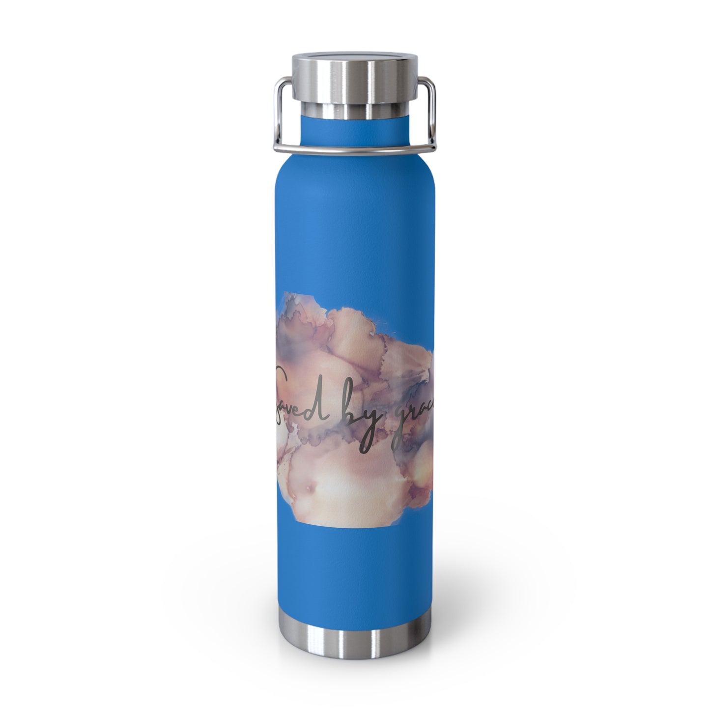 « Saved by grace » Copper Vacuum Insulated Bottle, 22oz
