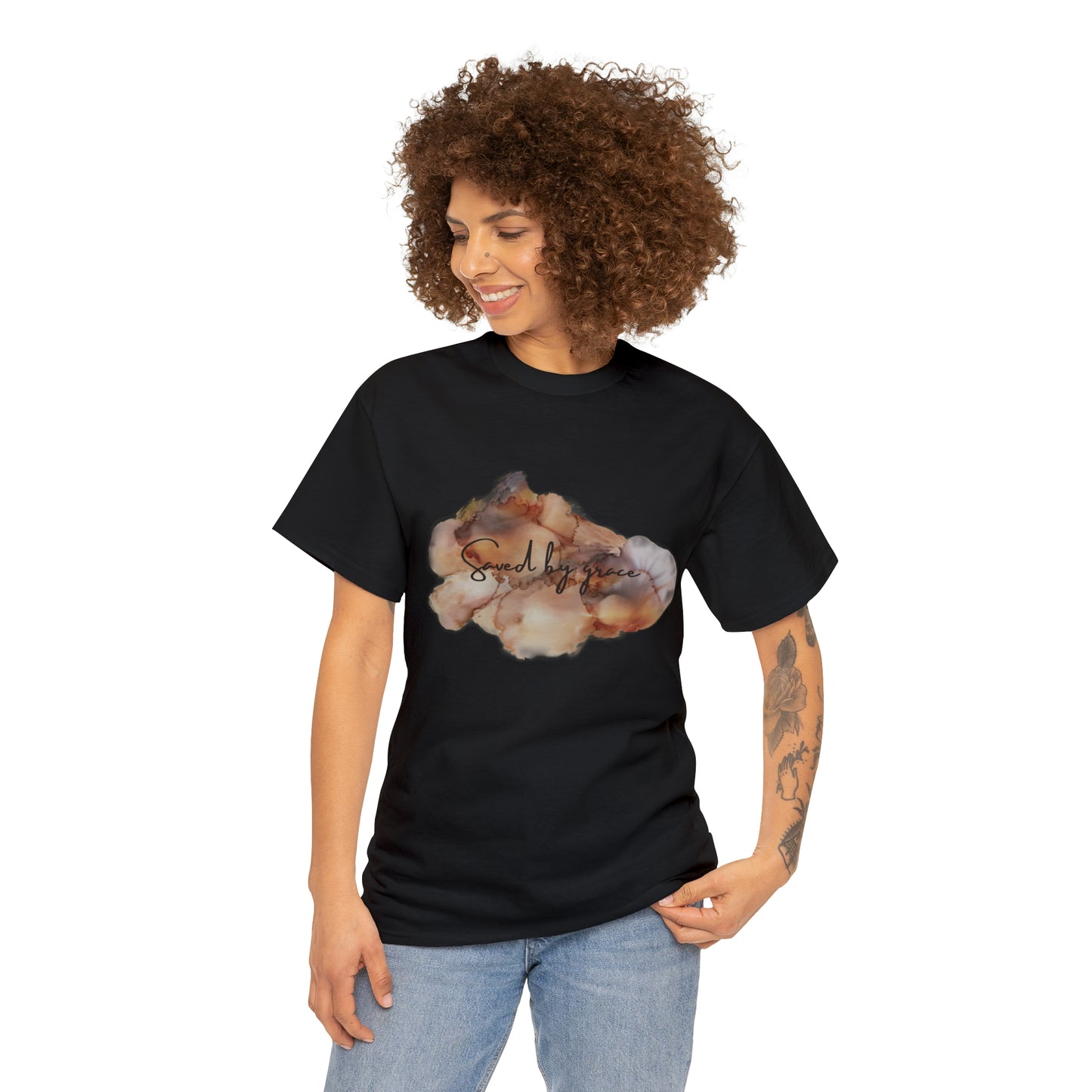 « Saved by grace » Unisex Heavy Cotton Tee