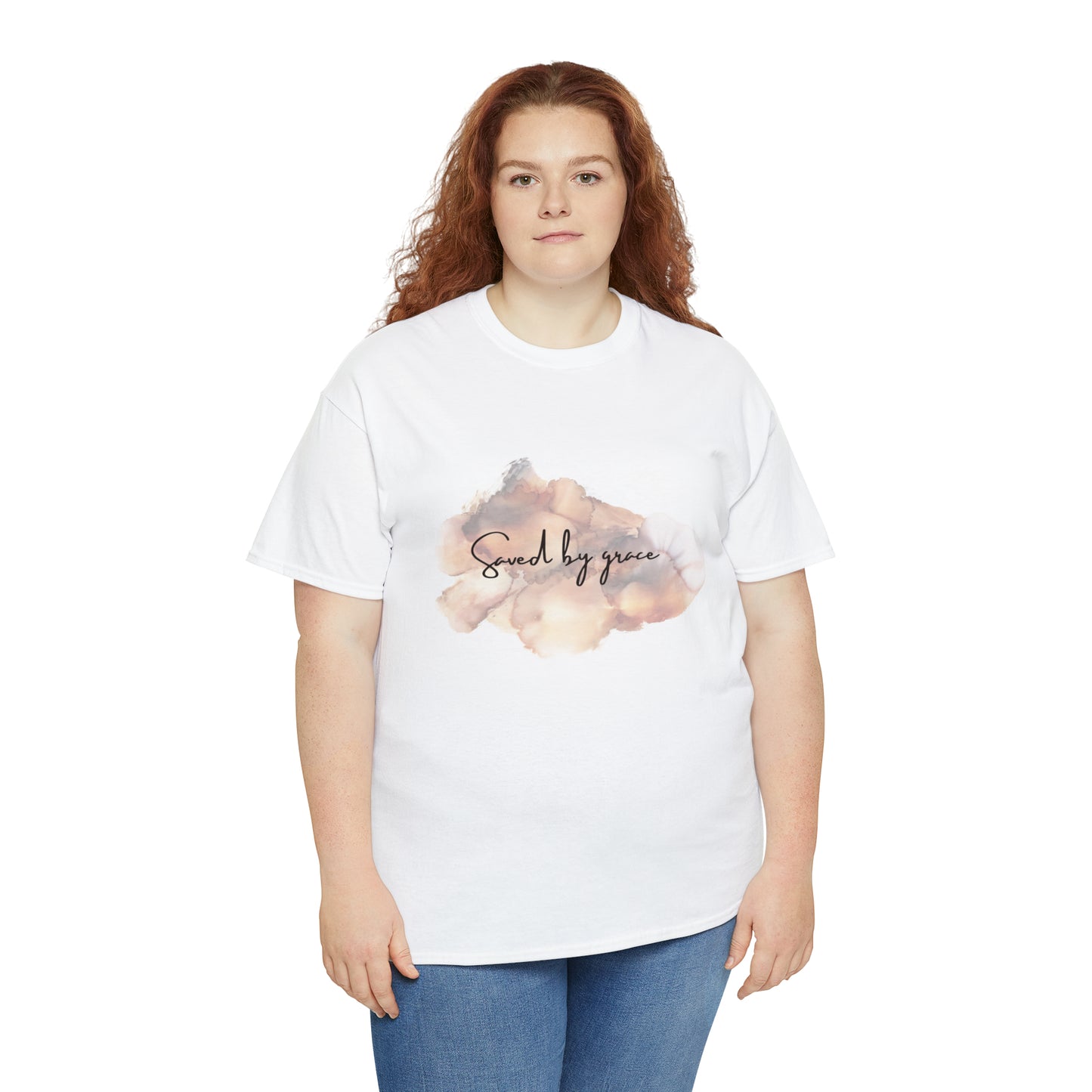 « Saved by grace » Unisex Heavy Cotton Tee