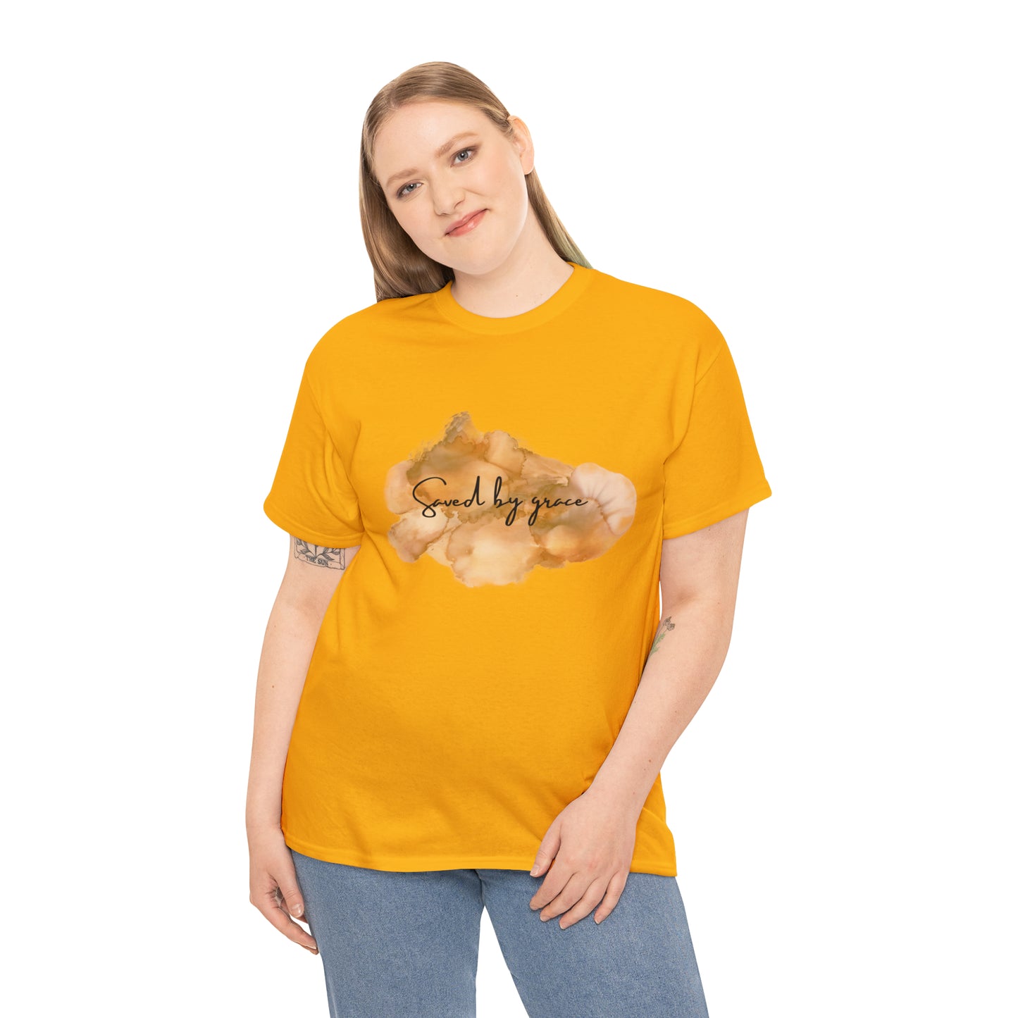 « Saved by grace » Unisex Heavy Cotton Tee