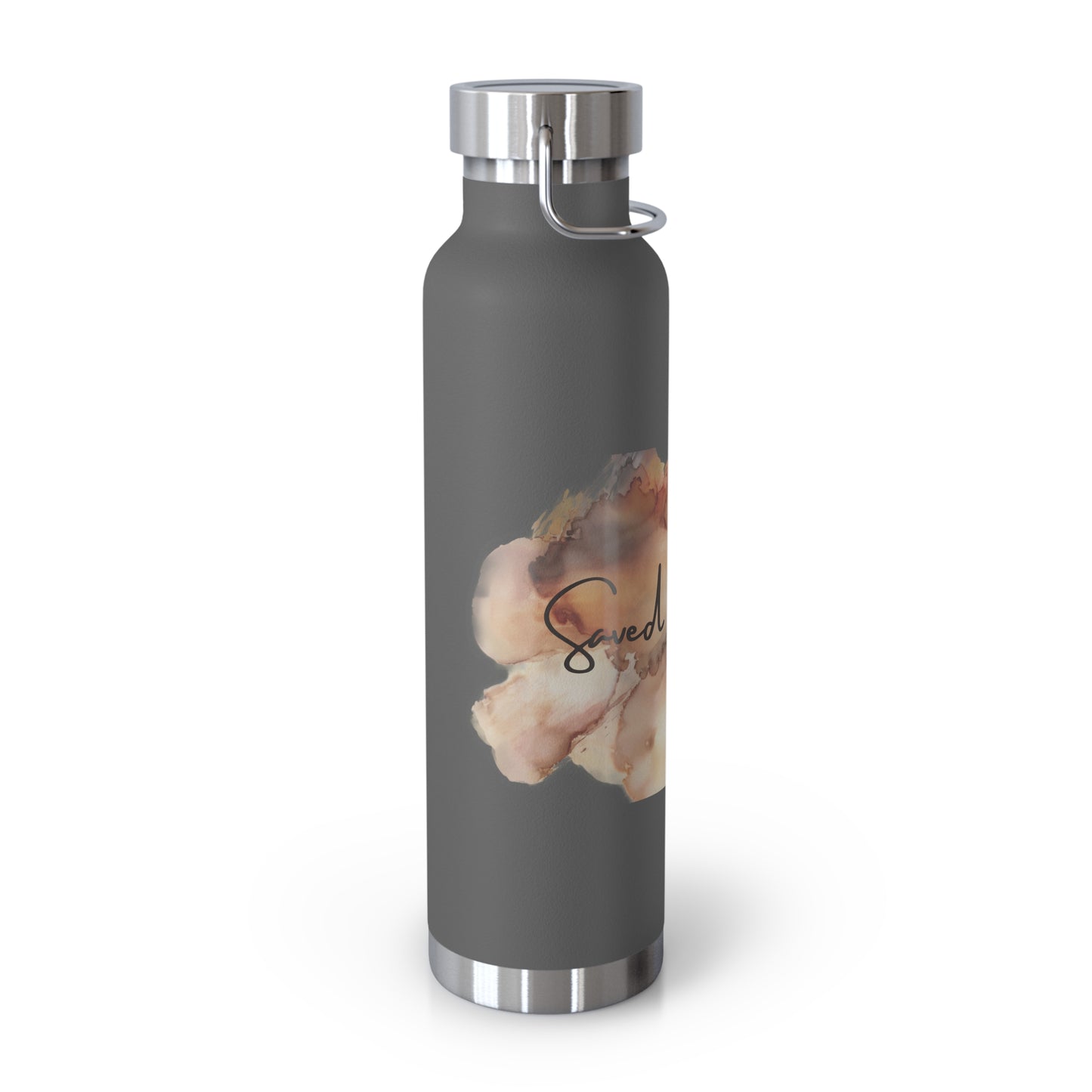 « Saved by grace » Copper Vacuum Insulated Bottle, 22oz