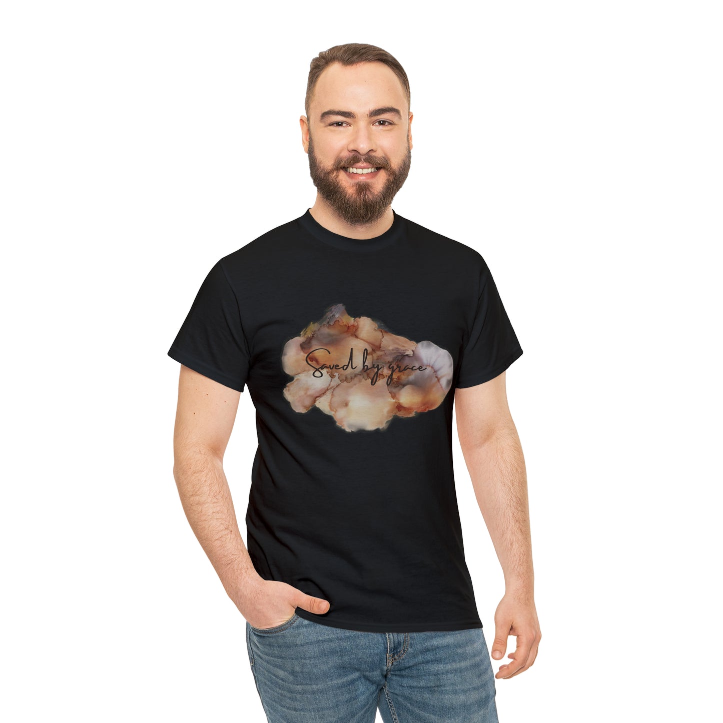 « Saved by grace » Unisex Heavy Cotton Tee