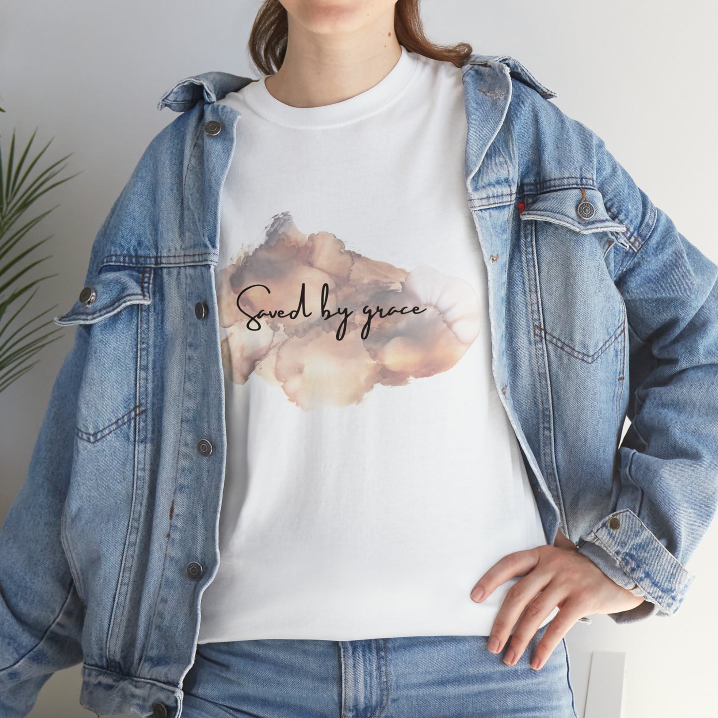 « Saved by grace » Unisex Heavy Cotton Tee