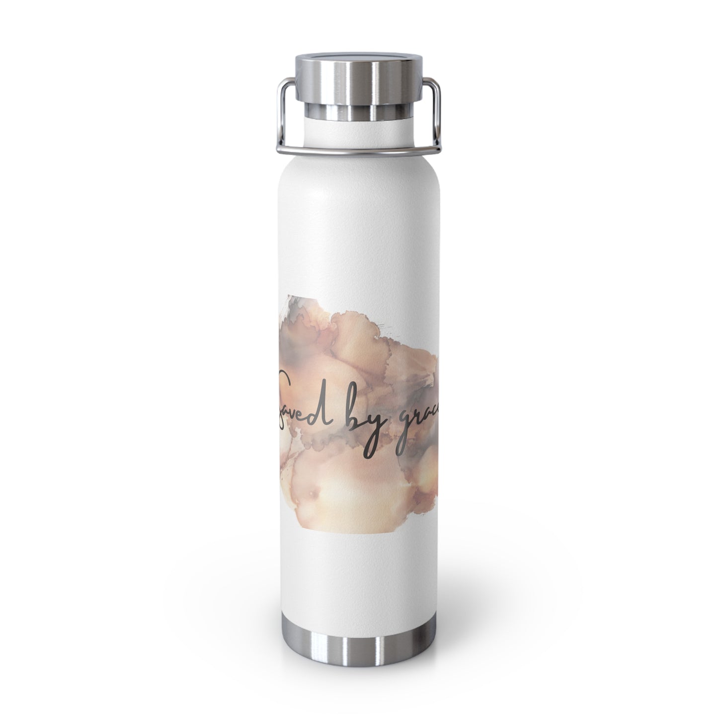 « Saved by grace » Copper Vacuum Insulated Bottle, 22oz