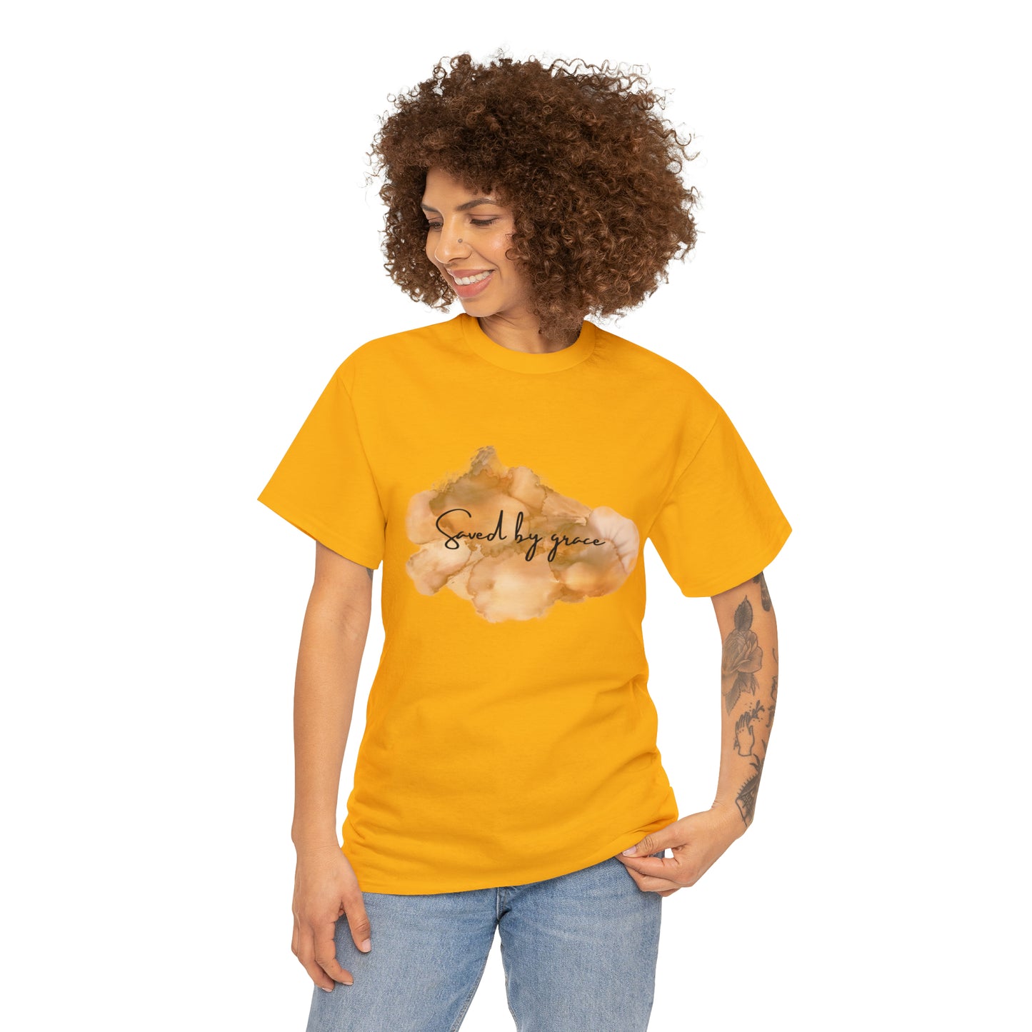 « Saved by grace » Unisex Heavy Cotton Tee