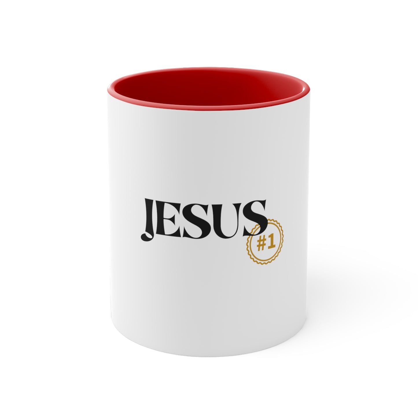 « Jesus #1 » Accent Coffee Mug, 11oz